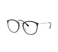 Ray - Ban Woman RX7140 5852 Optical frames Injected Black Transparent Pantos Normal