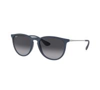 Ray - Ban Woman Ray - Ban RB4171 ERIKA 60028G Sunglasses Injected Blue Grey Pantos Normal Shaded