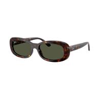 Ray-Ban Sunglasses Woman Rb2221 - Havana Frame Green Lenses 56-18
