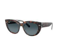 Ray-Ban Woman Sunglass RB2286 Doreen - Frame color: Dark Havana On Transparent Multicolour, Lens color: Blue Gradient Polar