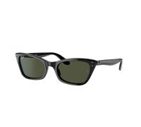 Ray-Ban Woman Sunglass RB2299 Lady Burbank - Frame color: Black, Lens color: Green