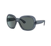 Ray-Ban Woman Sunglass RB4098 Jackie Ohh II Transparent - Frame color: Transparent Blue, Lens color: Dark Grey