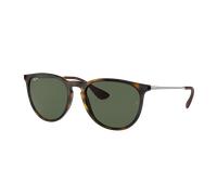 Ray-Ban Woman Sunglass RB4171 Erika Classic - Frame color: Light Havana, Lens color: G-15 Green