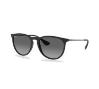 Ray-Ban Woman Sunglass RB4171F Erika Color Mix - Frame color: Rubber Black, Lens color: Grey