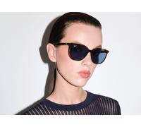 Ray-Ban Woman Sunglass RB4378 - Frame color: Havana, Lens color: Dark Blue