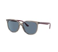 Ray-Ban Woman Sunglass RB4378 - Frame color: Transparent Grey, Lens color: Dark Blue