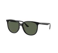 Ray-Ban Woman Sunglass RB4378F - Frame color: Black, Lens color: Dark Green