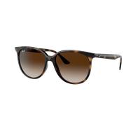 Ray-Ban Woman Sunglass RB4378F - Frame color: Havana, Lens color: Gradient Brown