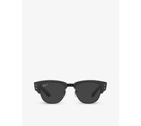 Ray-ban Womens Black Rb0316s Mega Clubmaster Acetate Sunglasses