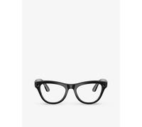Ray-Ban Unisex RW4010 Ray-Ban | Meta Skyler - Frame color: Black, Lens color: Clear/Cerulean Blue