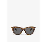Ray-ban Womens Brown Rb2186 Rectangular-frame Sunglasses
