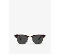Ray-ban Womens Brown Rb3016 49 Clubmaster Havana Square Sunglasses 14cm