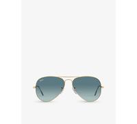 Ray - Ban Unisex RB3025 AVIATOR 001/3M Sunglasses Metal Gold Blue Pilot Normal