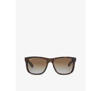 Ray-Ban Sunglasses Justin 4165 865/T5 Matt Havana Brown Gradient Polarized 55mm