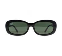 Ray - Ban RB2221 901/31 Woman Sunglasses Acetate Black Green Round Normal