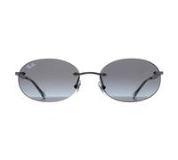 Ray-Ban Women's Oval Silver Grey Gradient RB3767