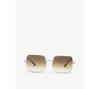 Ray-Ban Womens Ray-Ban Rb1971 Square-Frame Sunglasses Gold