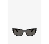 Ray-Ban Womens Ray-Ban Rb2289 Mega Balorama Pillow-Frame Acetate Sunglasses Black