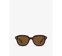 Ray-Ban Womens Ray-Ban Rb4398 Erik Tortoiseshell Acetate Sunglasses Brown