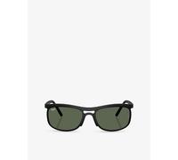 Ray-Ban Womens Ray-Ban Rb4452 Liteforce Square-Frame Peek Sunglasses Black