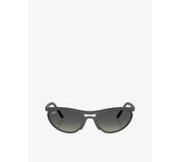 Ray-Ban Womens Ray-Ban Rb4453 Predator Liteforce Pillow-Frame Peek Sunglasses Grey