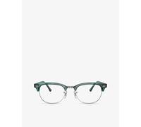 Ray-Ban Womens Ray-Ban Rx5154 Clubmaster Square-Frame Acetate Optical Glasses Turquoise