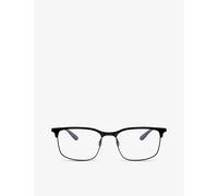 Ray-Ban Womens Ray-Ban Rx6518 Square-Frame Metal Optical Glasses Black
