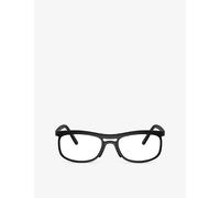 Ray-Ban Womens Ray-Ban Rx7254 Pillow-Frame Peek Optical Glasses Black