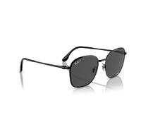 Ray-Ban Women's Rb3720 Square Sunglasses, Black/dark grey, polarised, 55 mm