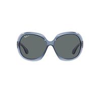 Ray-Ban Women's Rb4098 Sunglasses, Transparent Blue/Dark Grey Polarized