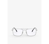 Ray-ban Womens Silver Rx6434 Metal Square-frame Glasses 5.3cm