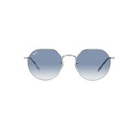 Ray-Ban Women's Sunglasses Rb3565 Jack, Silver/Blue Gradient Transparent, 55 mm
