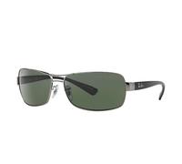 RAY-BAN Wrap Sunglasses RB3379 004/58 3P Gunmetal/Black Poliraized 64-15-130