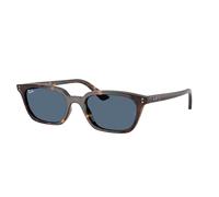 Ray-Ban Unisex Sunglass RB4456 Zaya - Frame color: Havana, Lens color: Dark Blue