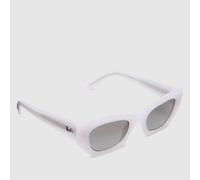 Ray-Ban Zena Sunglasses in White, Size: 49mm UK 49mm