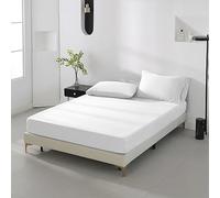 Ray Bedding 3PC Fitted Sheet King Size Set 400 Thread Count 100% Egyptian Cotton 25cm Deep King Size Fitted Sheet Bedding Set With Pillow Cases 2 Pack