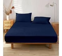 Ray Bedding Extra Deep Small Double Fitted Sheet 400 Thread Count 100% Egyptian Cotton Luxury Small Double Bed Sheet with 35cm Extra Deep Pockets for Small Double Bed