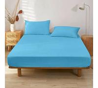 Ray Bedding Extra Deep Small Double Fitted Sheet 400 Thread Count 100% Egyptian Cotton Luxury Small Double Bed Sheet with 35cm Extra Deep Pockets for Small Double Bed