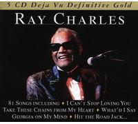 RAY CHARLES - DEFINITIVE GOLD- BOX-SET 5 CD NEW