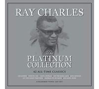 RAY CHARLES - PLATINUM COLLECTION 42 ALL-TIME CLASSICS (COLOURED 3LP VINYL) NEW