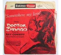 Ray Conniff - Conniff, Ray Somewhere My Love 7" CBS WB727 EX/EX 1965 picture sleeve, b-side by Percy Faith