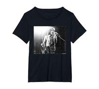 Ray Davies of The Kinks Live by Everard Smith T-Shirt, Women's Plus, Black, 1X