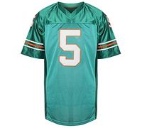 Ray Finkle 5 Ace Ventura Pet Detective Jim Carrey Movie Football Jersey Green - green - XL