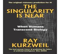 Ray Kurzweil The Singularity Is Near Paperback Book in White Ray Kurzweil White