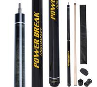 Ray speed 23oz Heavy Hitter Jump Break Cue 3-Piece Jump/Break Pool Cue Stick Break Jump cue Pool Stick (Grey)
