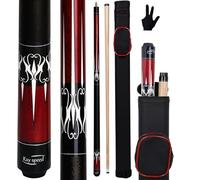 Ray speed Pool Cue Stick Low Deflection Shaft Billiard Cue Stick with Hard Case 19-20 oz Professional Pool Stick