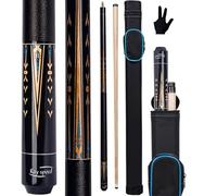 Ray speed Pool Cue Stick Low Deflection Shaft Billiard Cue Stick with Hard Case 19-20 oz Professional Pool Stick