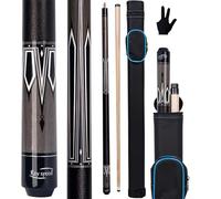 Ray speed Pool Cue Stick Low Deflection Shaft Billiard Cue Stick with Hard Case 19-20 oz Professional Pool Stick