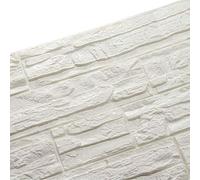 Ray-Velocity 3D Brick Wallpaper Faux Stone Self Adhesive 3D Wall Panels