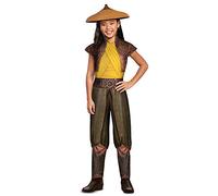 Raya and The Last Dragon Costume for Kids, Disney Warrior Princess Costume, Classic Size Extra Small (3T-4T)
